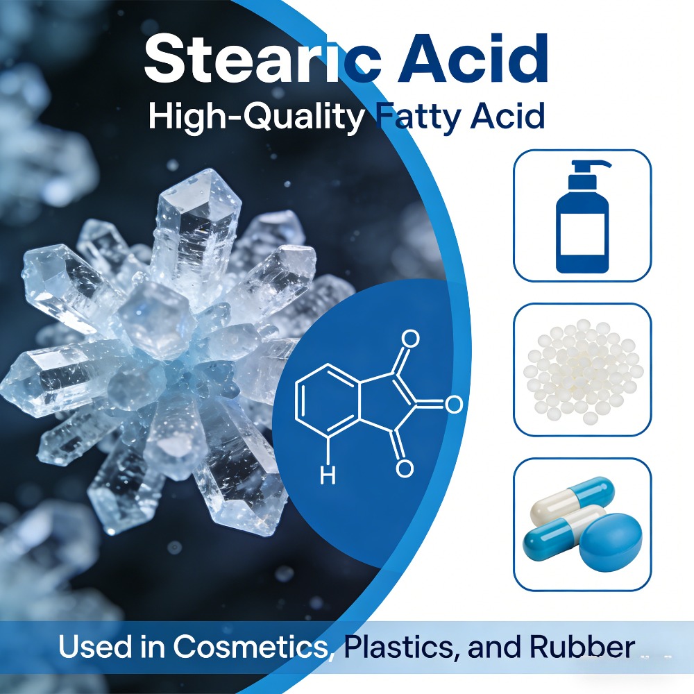 Soap Making Acid - Poudre d'acide stéarique 100% pure pour