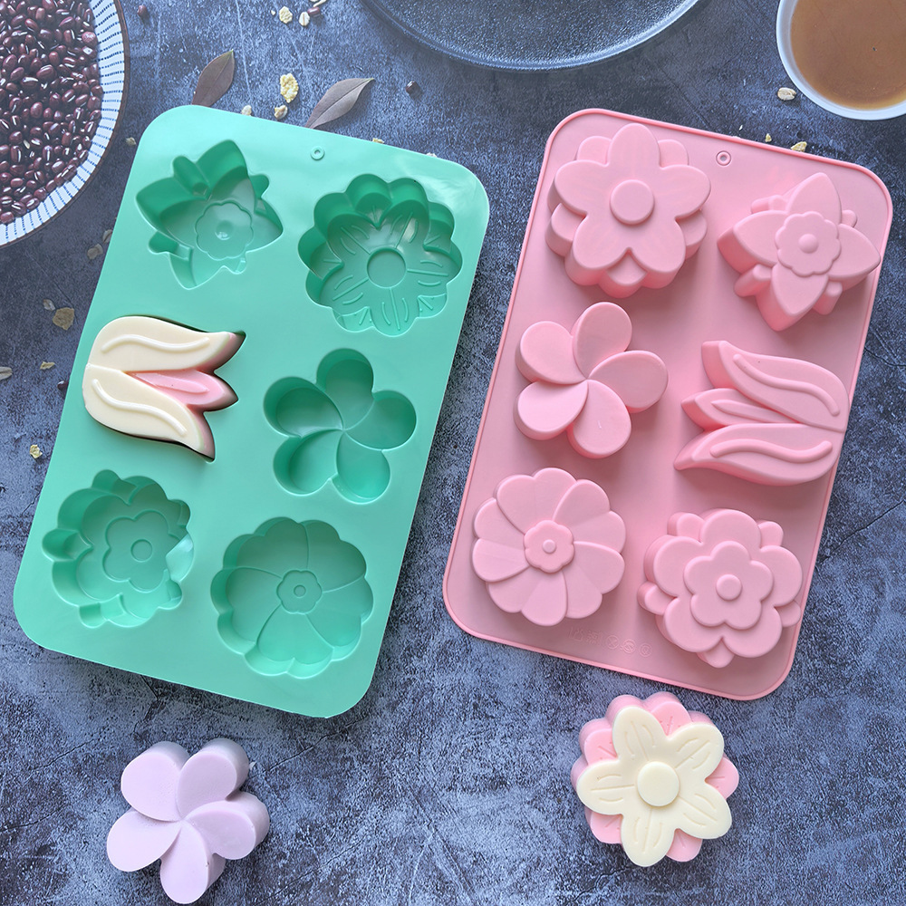 Soap Mold Silicone Loaf - Moules en silicone pour fleurs, différents