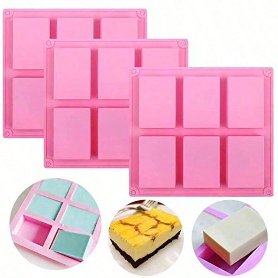 Soap Mold Silicone Loaf - Lot de 1-2 moules en silicone