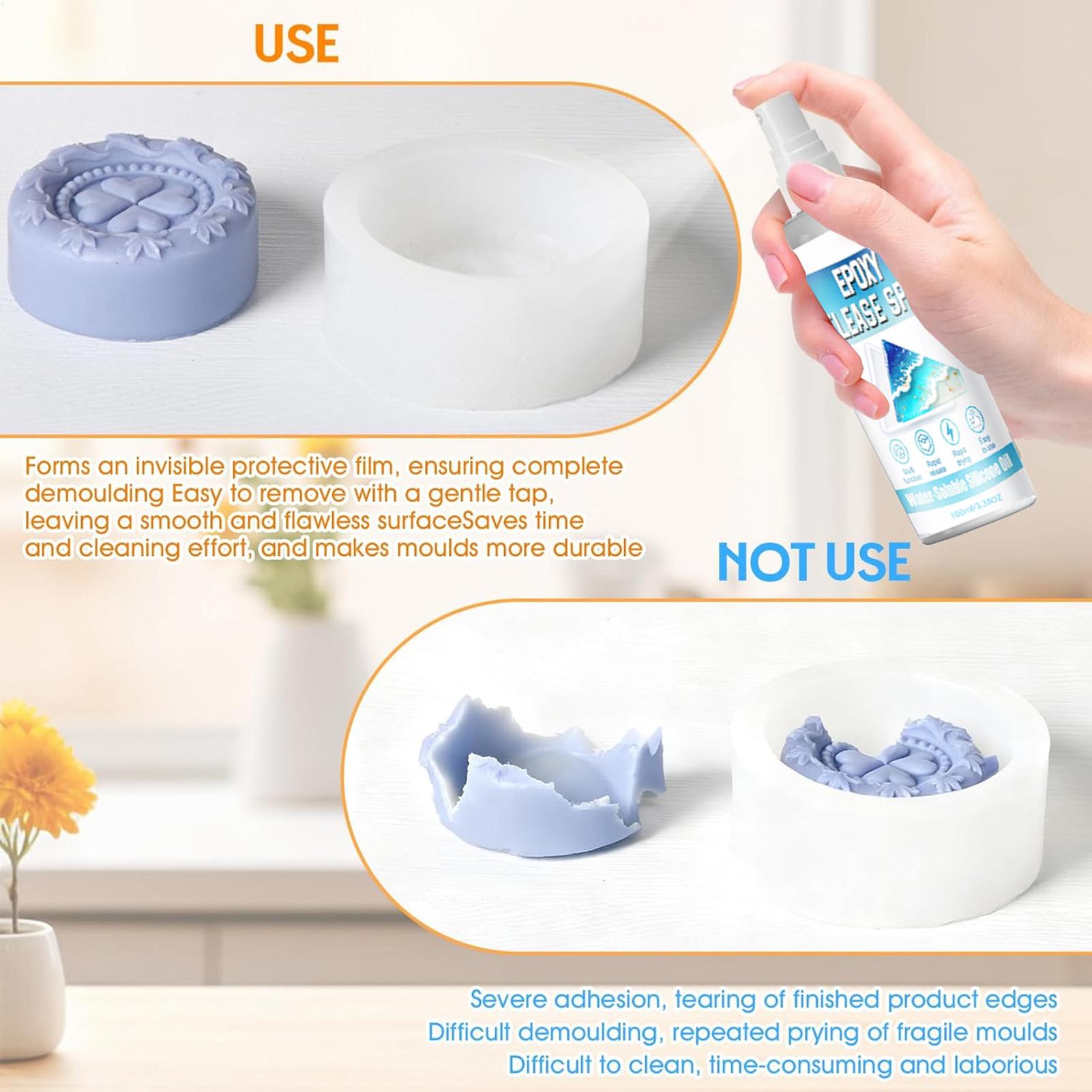 Spray de démoulage silicone, s - Soap Mold Silicone Loaf avis et prix