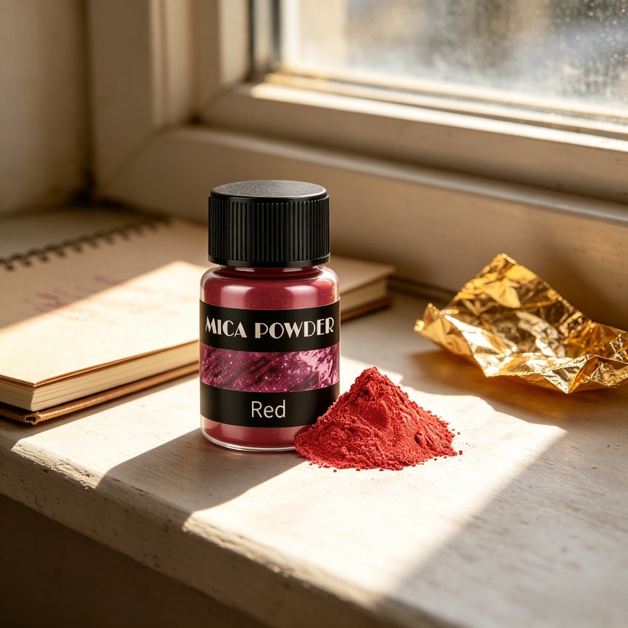 Poudre de mica rouge chatoyant - Oxide Pigment Soap avis et prix