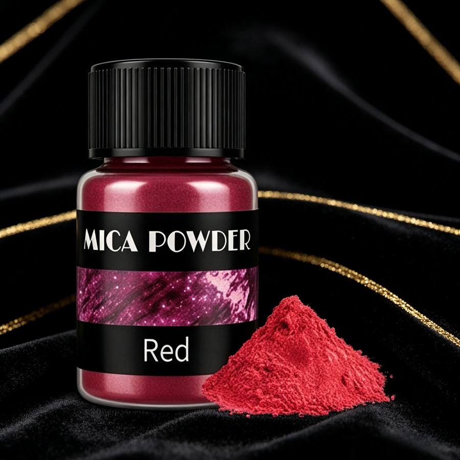 Poudre de mica rouge chatoyant - Oxide Pigment Soap avis et prix