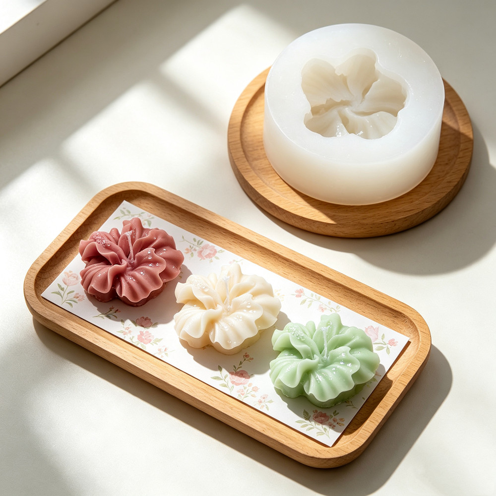 Moule à bougie en forme de fle - Soap Making Chemical avis et prix